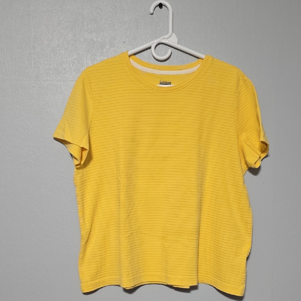 Basic Editions Sunny Yellow Tee